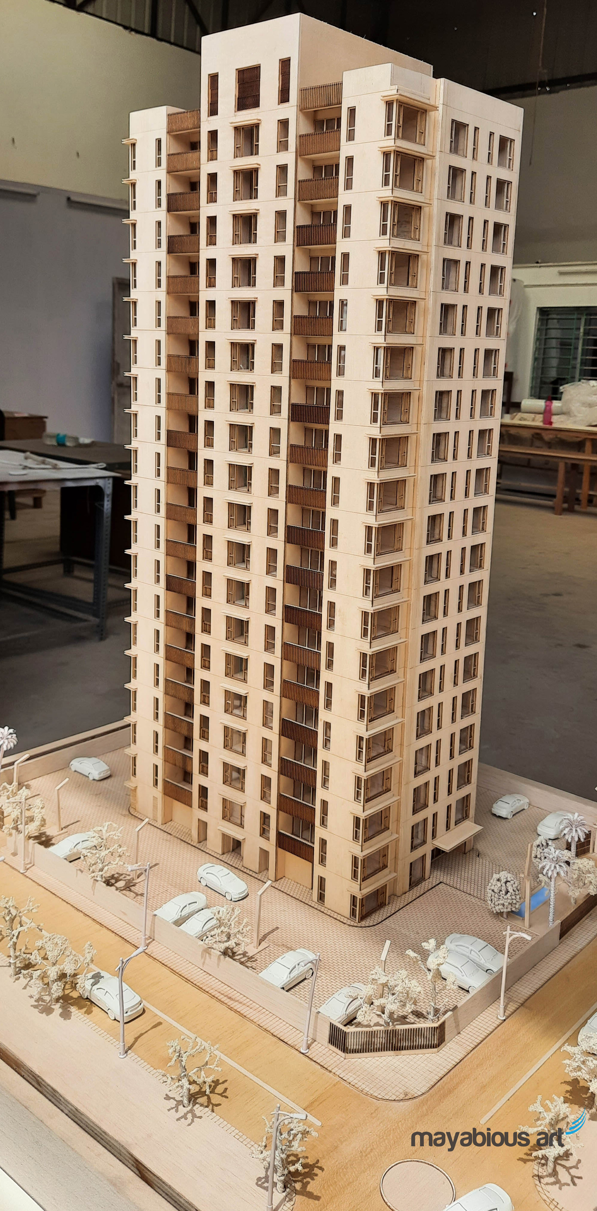 scale model building