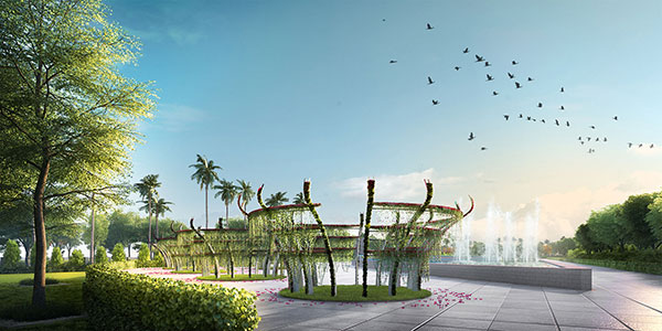 mohar-kunj-old-flower-basket-plaza-area-concept 